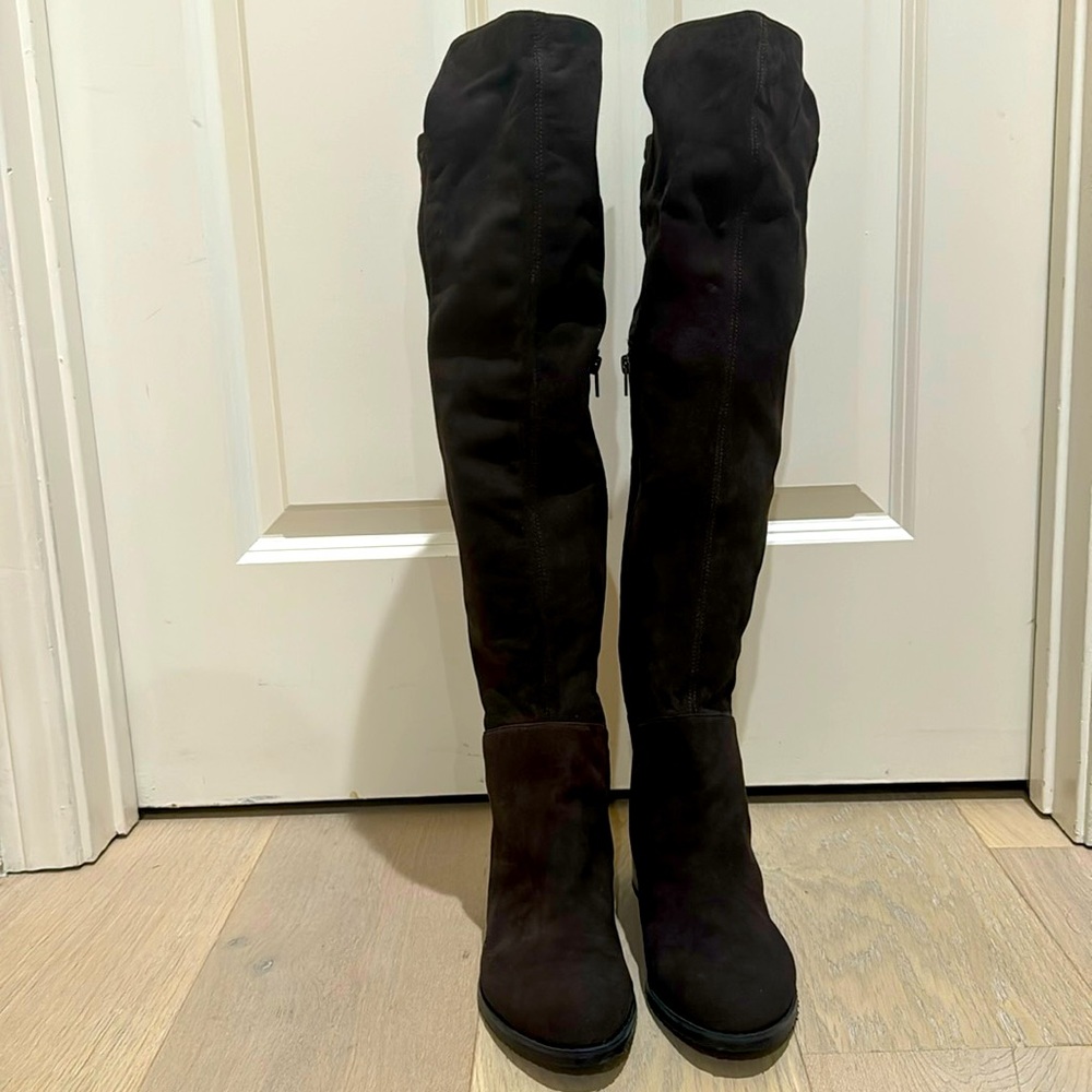 Hush Puppies brown over the knee boots